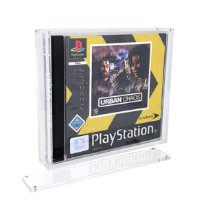 Playstation 1 - Acryl Case für PS1 Spiele mit Magnetverschluss