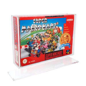 Nintendo SNES - Acryl Case für Super Nintendo Spiele mit Magnetverschluss