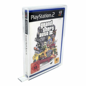Playstation 2 - Acryl Case für PS2 Spiele mit Schiebeverschluss