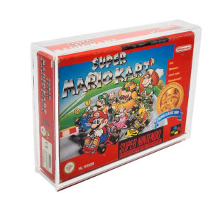 Nintendo SNES - Acryl Case für Super Nintendo Spiele mit Schiebeverschluss